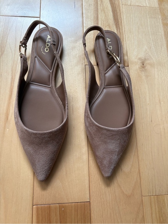 Aldo Shoes - NWOT - Aldo Women's Blush Pink Slingback Pointed Toe Flats Size 8.5